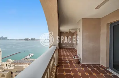 Apartment - 2 Bedrooms - 3 Bathrooms for rent in East Porto Drive - Porto Arabia - The Pearl Island - Doha