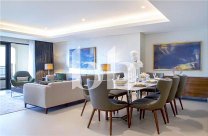 Apartment - 3 Bedrooms - 5 Bathrooms for rent in Tower 5 - Abraj Quartiers - The Pearl Island - Doha