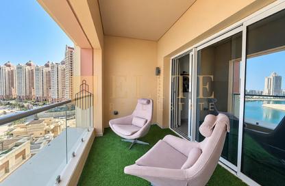 Apartment - 1 - 2 for rent in Viva Central - Viva Bahriyah - The Pearl Island - Doha