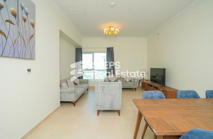 Apartment - 2 - 2 for rent in Lusail Residence - Marina District - Lusail