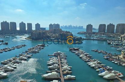 Apartment - Studio - 1 Bathroom for rent in Tower 13 - Porto Arabia - The Pearl Island - Doha