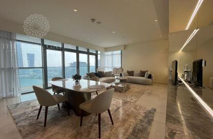 Apartment - 1 Bedroom - 2 Bathrooms for rent in Seef Lusail Tower 1 - Seef Lusail - Lusail City - Lusail
