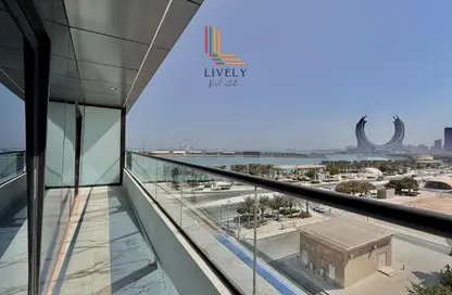 Apartment - 2 Bedrooms - 3 Bathrooms for rent in Marina Tower 23 - Marina District - Lusail