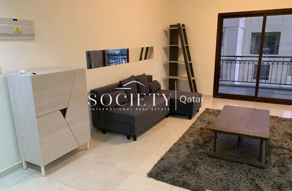 Apartment - 1 Bedroom - 2 Bathrooms for rent in Piazza 2 - La Piazza - Fox Hills - Lusail Apartment - 1 Bedroom - 2 Bathrooms for rent in Piazza 2 - La Piazza - Fox Hills - Lusail