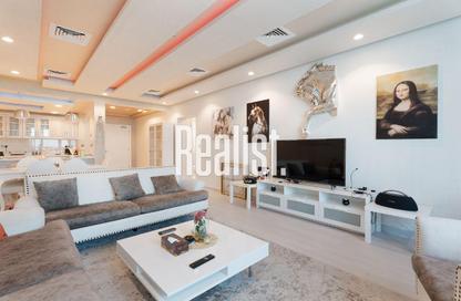 Apartment - 2 Bedrooms - 4 Bathrooms for rent in Zig Zag Tower B - Zig Zag Towers - West Bay - Doha