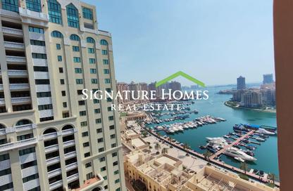 Apartment - 1 Bedroom - 2 Bathrooms for rent in East Porto Drive - Porto Arabia - The Pearl Island - Doha