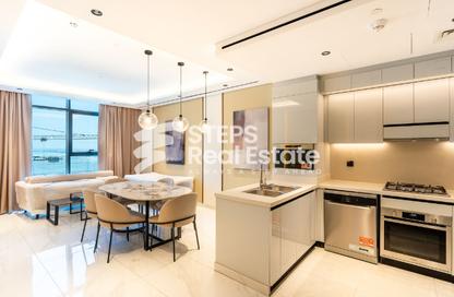 Apartment - 1 Bedroom - 2 Bathrooms for rent in Vera Tower - Lusail City - Lusail Apartment - 1 Bedroom - 2 Bathrooms for rent in Vera Tower - Lusail City - Lusail