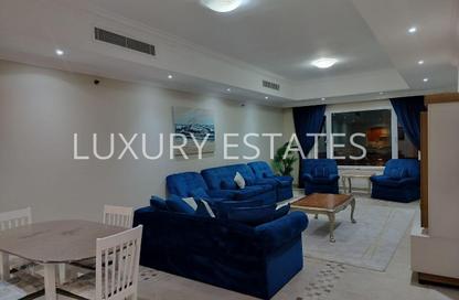 Apartment - 2 Bedrooms - 3 Bathrooms for rent in East Porto Drive - Porto Arabia - The Pearl Island - Doha