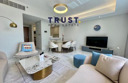 Apartment - 2 Bedrooms - 3 Bathrooms for rent in Lusail Marina Heights - Marina District - Lusail