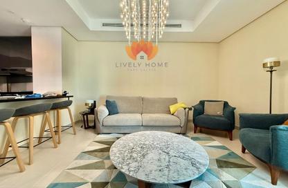 Apartment - 1 Bedroom - 2 Bathrooms for rent in Lusail Marina Heights - Marina District - Lusail