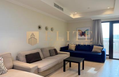 Apartment - 1 Bedroom - 2 Bathrooms for rent in East Porto Drive - Porto Arabia - The Pearl Island - Doha