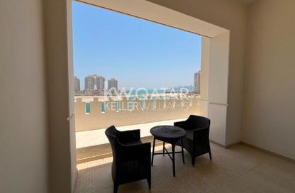 Apartment - Studio - 1 Bathroom for rent in Viva West - Viva Bahriyah - The Pearl Island - Doha