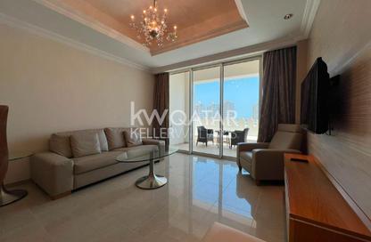 Apartment - Studio - 1 Bathroom for rent in Viva West - Viva Bahriyah - The Pearl Island - Doha