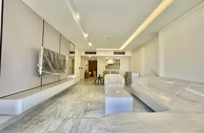 Apartment - 2 Bedrooms - 4 Bathrooms for rent in Lusail Marina Heights - Marina District - Lusail