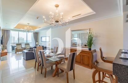 Apartment - 3 Bedrooms - 4 Bathrooms for rent in Viva Central - Viva Bahriyah - The Pearl Island - Doha