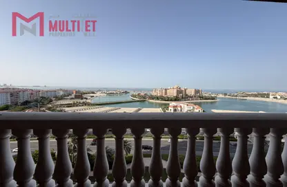 Apartment - 3 Bedrooms - 5 Bathrooms for rent in West Porto Drive - Porto Arabia - The Pearl Island - Doha