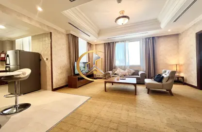 Apartment - 1 Bedroom - 2 Bathrooms for rent in Al Sadd Tourist Apartments - Al Sadd - Doha