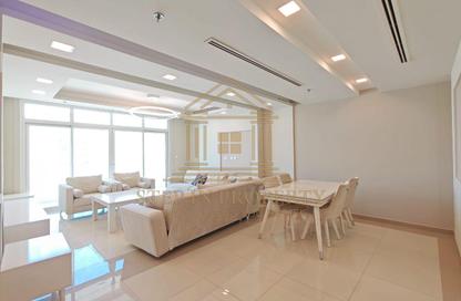 Apartment - 3 Bedrooms - 4 Bathrooms for rent in R-19 Building - Al Erkyah City - Lusail Apartment - 3 Bedrooms - 4 Bathrooms for rent in R-19 Building - Al Erkyah City - Lusail
