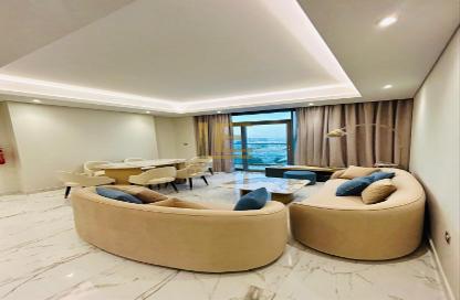 Apartment - 2 Bedrooms - 3 Bathrooms for rent in Lusail Marina Heights - Marina District - Lusail