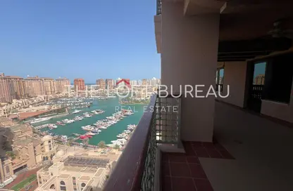 شقة - 4 غرف نوم - 4 حمامات للايجار في طريق بورتو الغربي - بورتو أرابيا - جزيرة اللؤلؤة - الدوحة