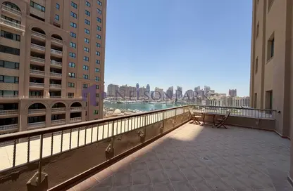 شقة - غرفة نوم - 2 حمامات للايجار في طريق بورتو الغربي - بورتو أرابيا - جزيرة اللؤلؤة - الدوحة