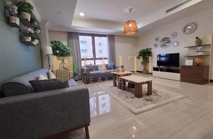 Apartment - 1 - 2 for rent in Pearl Tower - Diplomatic Street - West Bay - Doha