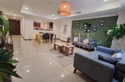 Apartment - 1 - 2 for rent in Pearl Tower - Diplomatic Street - West Bay - Doha