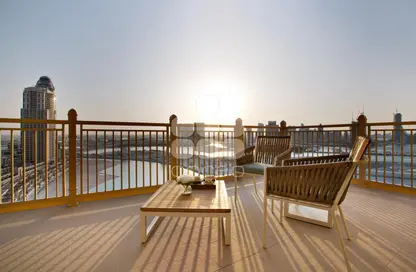 شقة - غرفة نوم - 1 حمام للايجار في ابراج باي - منطقة الأبراج - جزيرة اللؤلؤة - الدوحة