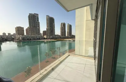 شقة - غرفة نوم - 2 حمامات للايجار في كريستال ريزيدنس - جزيرة جيوان - جزيرة اللؤلؤة - الدوحة