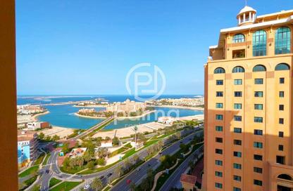 Apartment - 1 Bedroom - 2 Bathrooms for rent in East Porto Drive - Porto Arabia - The Pearl Island - Doha