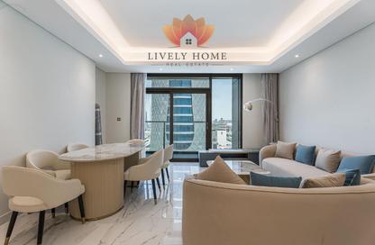 Apartment - 2 - 3 for rent in Lusail Marina Heights - Marina District - Lusail