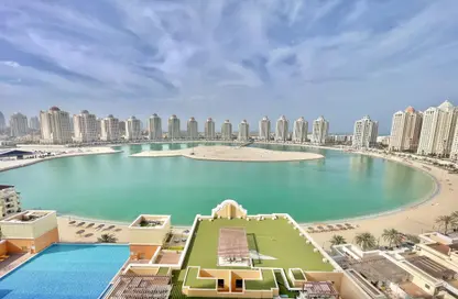 Apartment - 1 Bedroom - 2 Bathrooms for rent in Al Mutahidah Tower - Viva Bahriyah - The Pearl Island - Doha