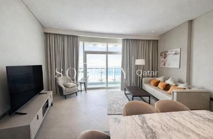 Apartment - 2 - 2 for rent in Lusail Residence - Marina District - Lusail