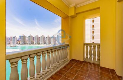 Apartment - Studio - 1 Bathroom for rent in Viva West - Viva Bahriyah - The Pearl Island - Doha