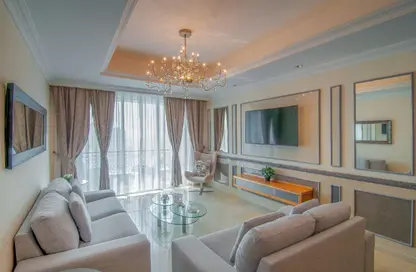 Apartment - 2 Bedrooms - 3 Bathrooms for rent in Bilal Pearl Suites - Viva Bahriyah - The Pearl Island - Doha