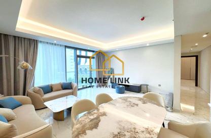 Apartment - 2 Bedrooms - 2 Bathrooms for rent in Lusail Marina Heights - Marina District - Lusail
