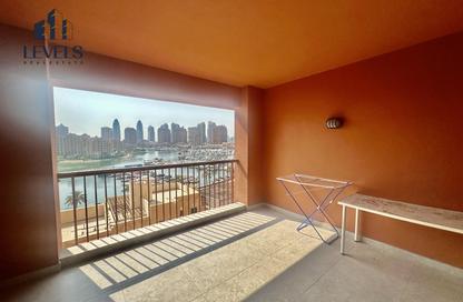 Apartment - Studio - 1 for rent in East Porto Drive - Porto Arabia - The Pearl Island - Doha