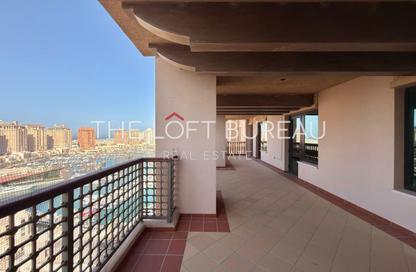 Apartment - 4 Bedrooms - 4 Bathrooms for rent in West Porto Drive - Porto Arabia - The Pearl Island - Doha