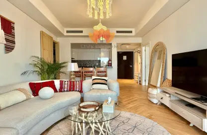 Apartment - 1 Bedroom - 2 Bathrooms for rent in Burj DAMAC Waterfront - Waterfront Residential - The Waterfront - Lusail