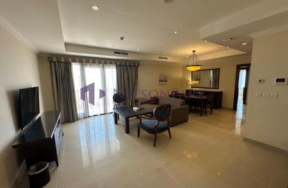 Apartment - 2 Bedrooms - 2 Bathrooms for rent in Tower 27 - Porto Arabia - The Pearl Island - Doha