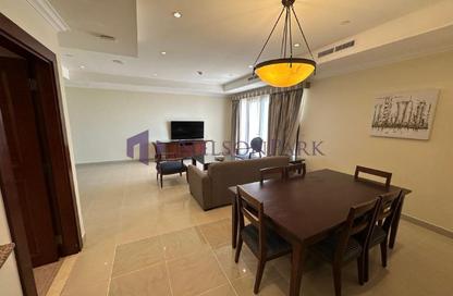Apartment - 2 Bedrooms - 2 Bathrooms for rent in Tower 27 - Porto Arabia - The Pearl Island - Doha