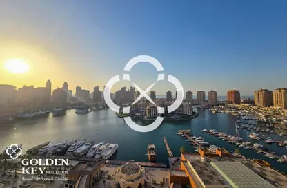 Apartment - 2 Bedrooms - 3 Bathrooms for sale in West Porto Drive - Porto Arabia - The Pearl Island - Doha