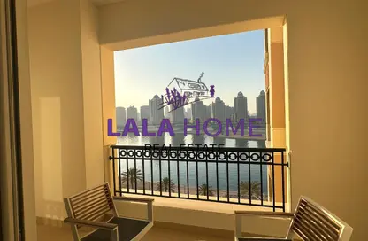 Apartment - 2 Bedrooms - 3 Bathrooms for rent in Viva East - Viva Bahriyah - The Pearl Island - Doha