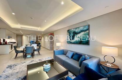 Apartment - 1 Bedroom - 2 Bathrooms for rent in Abraj Bay - Abraj Quartiers - The Pearl Island - Doha