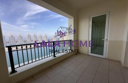 Apartment - 3 Bedrooms - 4 Bathrooms for rent in Viva West - Viva Bahriyah - The Pearl Island - Doha