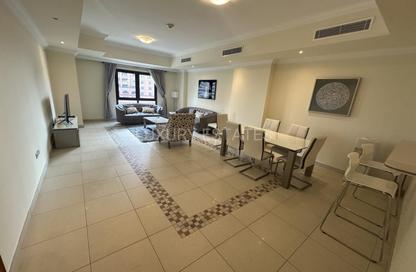 Apartment - 1 - 2 for rent in West Porto Drive - Porto Arabia - The Pearl Island - Doha