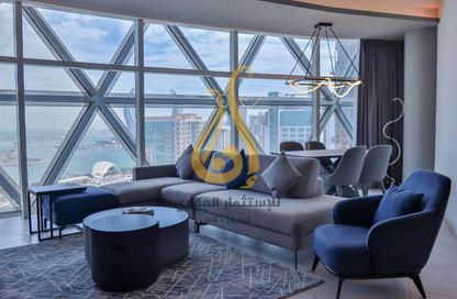 Apartment - 1 Bedroom - 2 Bathrooms for rent in Lusail Marina Heights - Marina District - Lusail