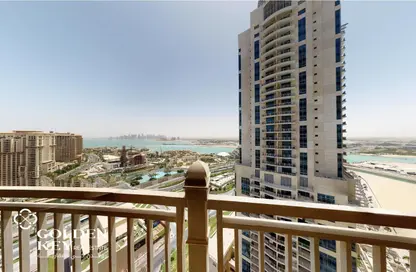 شقة - غرفة نوم - 2 حمامات للايجار في ابراج باي - منطقة الأبراج - جزيرة اللؤلؤة - الدوحة