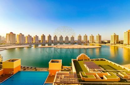 Apartment - 1 Bedroom - 2 Bathrooms for rent in West Porto Drive - Porto Arabia - The Pearl Island - Doha