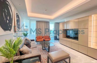 Apartment - 2 Bedrooms - 3 Bathrooms for rent in Lusail Marina Heights - Marina District - Lusail